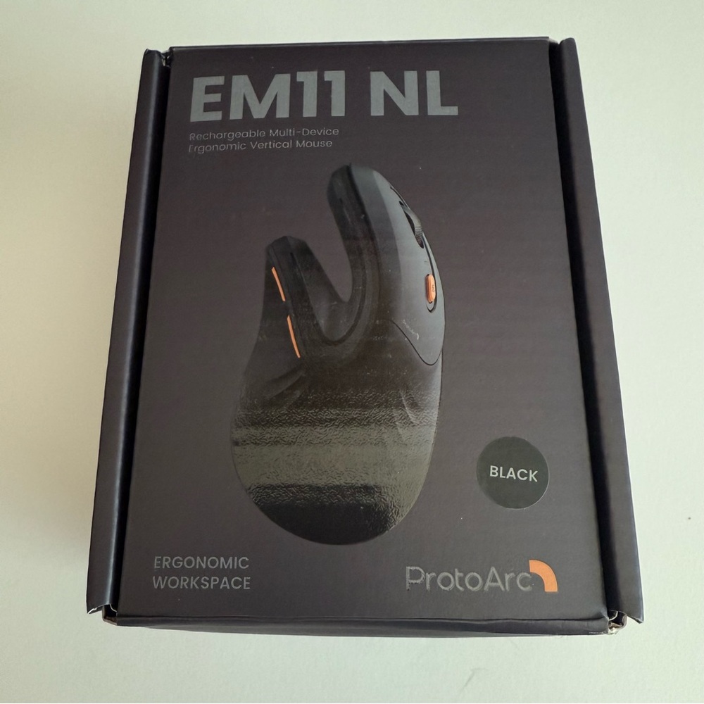 ProtoArc Ergonomic Vertical Mouse, EM11 NL Bluetooth Mouse Wireless, Ergo Mouse